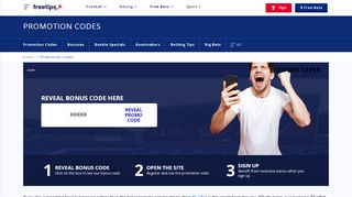 
                            2. BlueBet Promo Code, Sign-Up Bonus & Best Bets - Freetips.com - Bluebet Sign Up Bonus