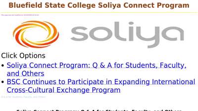 
                            3. Bluefield State College Soliya Connect Program