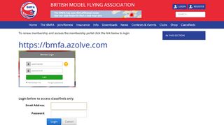 
                            2. BMFA Login page - British Model Flying Association - Bmfa Membership Portal
