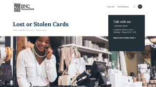
                            5. BNC National Bank... Lost or stolen debit and/or credit cards - Bnc Mastercard Portal