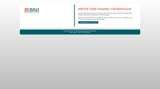 
BNI Internet Banking:Log in to Internet Banking  

