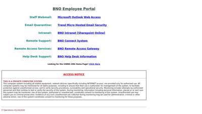 BNO Employee Portal