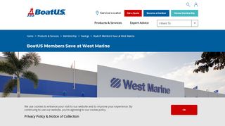 
                            7. BoatUS Members Save Money at West Marine | BoatUS