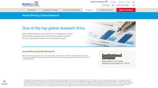 
                            3. BofA Merrill Lynch Global Research - Merrill Edge - Bank Of America Merrill Lynch Research Portal