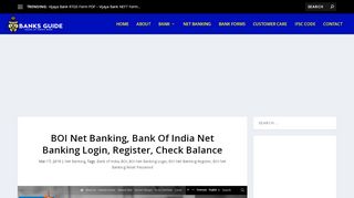 
                            8. BOI Net Banking, Bank of India Net Banking Login, Register ... - Bankofindia Co In Retail Portal