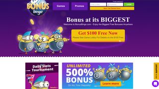 
                            3. Bonus Bingo, Free Bonuses Bingo & Slots | BonusBingo.com - Now Bingo Portal
