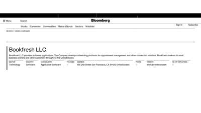 Bookfresh LLC - Company Profile and News - Bloomberg Markets