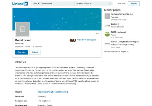 
BookLocker | LinkedIn  
