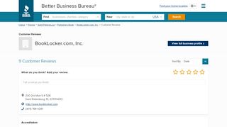 
BookLocker.com, Inc. | Reviews | Better Business Bureau ...  
