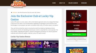 
                            4. Boost your Bankroll with a £500 Lucky Vip Casino Bonus - Lucky Vip Login