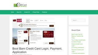 
Boot Barn Credit Card Login, Payment, Application - Credit ...
