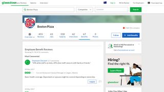 
                            8. Boston Pizza Employee Benefits and Perks | Glassdoor.co.nz - Boston Pizza Employee Portal