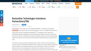 
                            8. Bottomline Technologies Introduces PartnerSelect(TM ... - Partnerselect Login