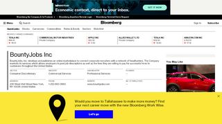 
                            4. BountyJobs Inc - Company Profile and News - Bloomberg ...