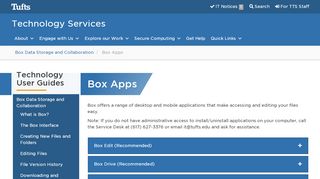 
Box Apps | Technology Services - Tufts Technology Services
