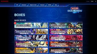 
                            4. BOXES | Yu-Gi-Oh! DUEL LINKS - Konami - Konami Yugioh Duel Links Portal