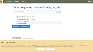 
                            7. Boycott the new attire - post regarding Verizon Wireless layoffs - Vz Business Attire Login