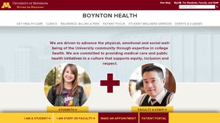 
                            2. Boynton Health: Homepage - Umn Patient Portal