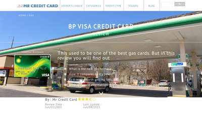 BP Visa With Pump Rewards Review - BP Visa Credit Card