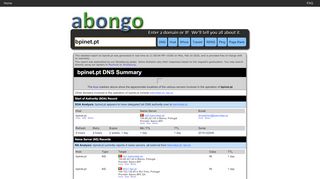 
                            5. bpinet.pt | Webmaster Tools DNS Report - Abongo - Bpinet Pt Login