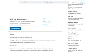 
                            6. BPP Pro Bono Centre - LinkedIn - Bpp Blackboard Com Webapps Portal