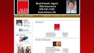 
                            7. Brad Powell Agency - Make a Payment - Alfa Insurance - Alfa Vision Insurance Agent Portal