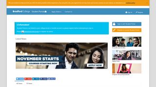 
                            8. Bradford College Student Portal - Bradford College Staff Portal