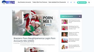 
                            8. Brazzers Pass Naughtyamerica Login Porn Accounts Mix (2020) - Brazzers Mobile Portal