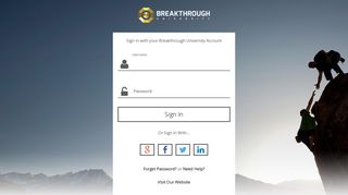 
                            8. Breakthrough University: Log In - Breakthrough University Tony Robbins Portal