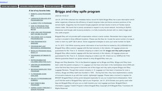 
                            7. Briggs and riley spife program - Briggs And Riley Spife Portal