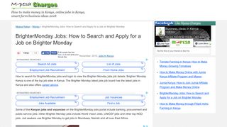 
                            4. BrighterMonday Jobs: How to Use Brighter Monday Login - Brightermonday Portal