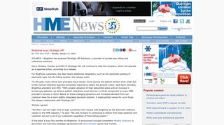 
Brightree buys Strategic AR | HME News
