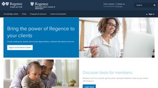 
                            2. Bring the power of Regence to your clients - Home - Regence.com - Regence Agent Portal