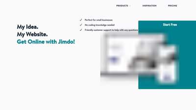 
                            2. Bring Your Business Online | Websites and More - Jimdo