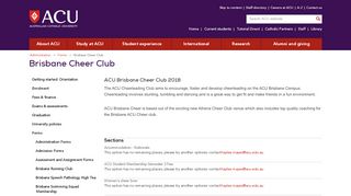 
                            3. Brisbane Cheer Club - Students - ACU - Acu Uniform Portal
