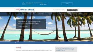 
                            8. British Airways Credit Card - Avios Online Banking Portal