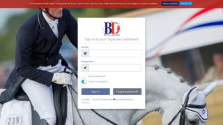 
                            7. British Dressage Dashboard - Login Organisers Dashboard - Www Britishdressage Co Uk Portal