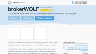 
                            6. brokerWOLF | 2020 Reviews, Pricing - Software Connect - Wolf Connect Login Century 21
