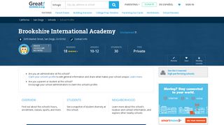 
                            3. Brookshire International Academy - San Diego, California - CA ... - Brookshire International Academy School Portal