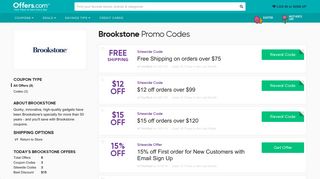 
                            5. Brookstone Promo Codes & Coupons 2020: 15% off - Offers.com - Brookstone Email Sign Up