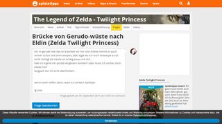 
                            6. Bruecke von Gerudo-wueste nach Eldi: Zelda Twilight Princess - Zelda Twilight Princess Portal