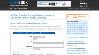 
                            9. Bryles Research, Inc. - IA Blue Book - Marketing Research ... - Bryles Research Panelist Portal