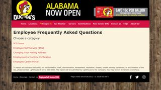 
                            1. Buc-ee's Employee Frequently Asked Questions - Buc Ee's Kronos Login
