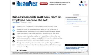 
                            5. Buc-ee's Sues Former Employee | Houston Press - Buc Ee's Kronos Login