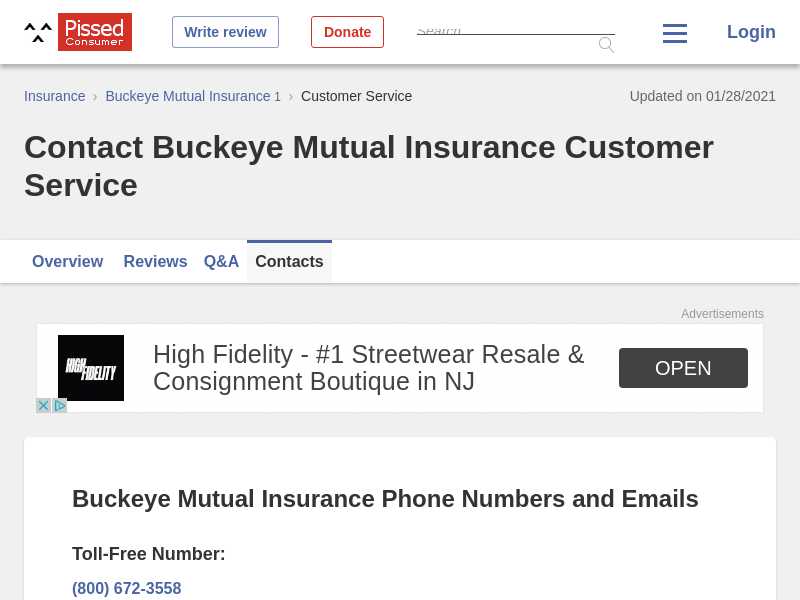 Buckeyeinsurancenumber Customer Service &amp; Guide