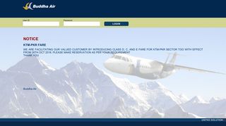 
                            1. Buddha Air Reservation & E-Ticketing Software Solution - Buddha Air Agent Portal