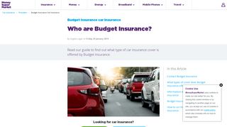 
                            6. Budget Car Insurance & Contact Details | MoneySuperMarket
