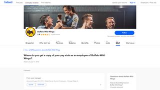 
                            4. Buffalo Wild Wings - Indeed - Buffalo Wild Wings Employee Portal