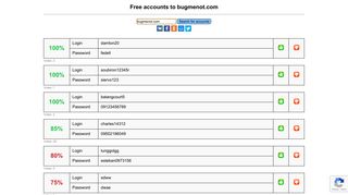 
                            2. bugmenot.com - free accounts, logins and passwords - Bugmenot Portal