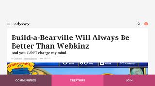 
                            2. Build-a-Bearville Was The Best Virtual World Of The 2000's - Bearville Virtual World Portal